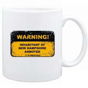   Warning  Inhabitant Of New Hampshire Annoyed  United States Mug City