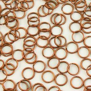 9mm Copper Oxidized Split Rings Arts, Crafts & Sewing