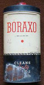 BORAXO powdered hand soap COLLECTIBLE TIN  