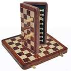 Wood Expressions 12 Folding Travel Chess Set