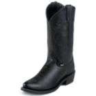 Justin Mens Boots 12 Leather Black JB1104
