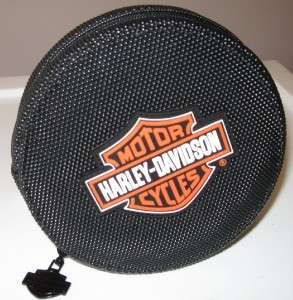 HARLEY DAVIDSON ROUND CD HOLDER NWT  