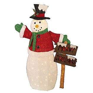   With Sign  Seasonal Christmas Outdoor Decorations & Figures