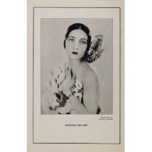 1927 Silent Film Star Delores Del Rio Edwin Carewe   Original Print 