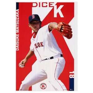 Boston Red Sox (Daisuke Matsuzaka) Sports Poster Print  