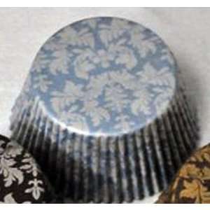  Blue Damask Cupcake Liners