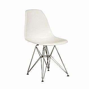 Base Modern Chair Set   White  Baxton Studio For the Home Living Room 