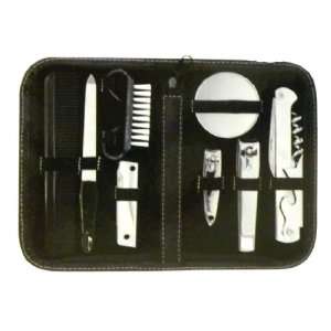  Mens 9pc Travel Grooming Manicure Set With Case Health 