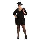   Pin Striped Gangster Mobster Lady Suit Dress Costume Adult Plus Size