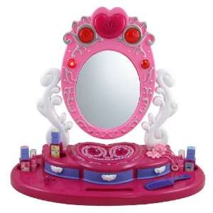   and Mirror Vanity Beauty Set with Jewelry for Kids Toys & Games