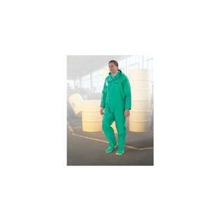 Bata Shoe 2X Green Chemtex .35MM PVC On Nylon Polyester Bib Overall 