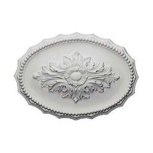  16 7/8W x 11 3/4H x 1 1/2P Oxford Ceiling Medallion 