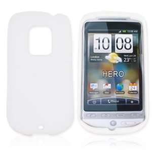  For Sprint HTC Hero Silicone Skin Case Solid White 