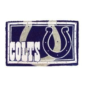   Sports America NFL0007L 820 Indianapolis Colts Bleached Welcome Mat