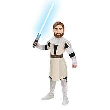 Star Wars Clone Wars Obi Wan Kenobi Child Halloween Costume   Size 