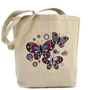  Tote Bag Psychedelic Butterflies 