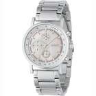   Womens Silver Tone Stainless Steel Mother of Pearl Dial Watch NY4331