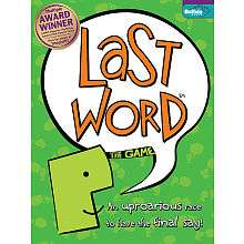 Last Word Game   Buffalo Games, Inc.   