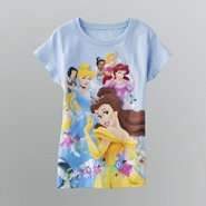 Disney Girls Princess Short Sleeve T Shirt 