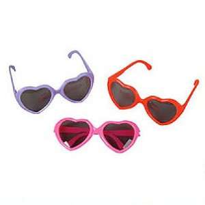  Heart Shaped Sunglasses Assortment (1 dz) Toys & Games