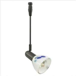 Swing Head 36° 6 LED with Rounded Glass Shade with Millefiore Glass 