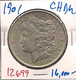 1901 Morgan Liberty Silver Dollar Choice BU #12699+  