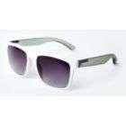 Zoo York Rectangle Rimmed Sunglasses White/Black