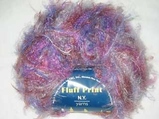 FLUFF Eyelash yarn N.Y. Yarns WINTER color 26  