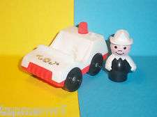 Fisher Price Little People Chief Car & Fireman