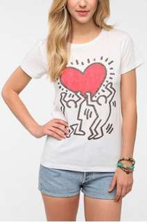 OBEY Keith Haring Red Heart Tank