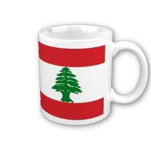 Lebanon Flag Coffee Cup