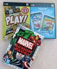 NEW Lot 3 Kids Family PC Games Play Playmobil Marvel