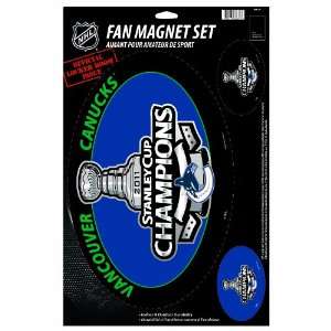   Canucks Stanley Cup Champion 11 by 17 Fan Magnet