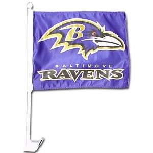 Baltimore Ravens Car Flag 