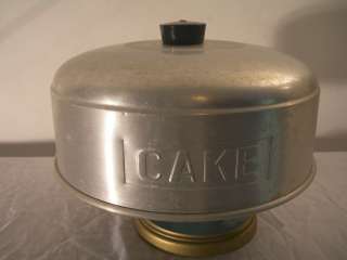 Vtg Kitchenware Kitchen Aluminium Metal Cake Saver Cover Bake Carrier 