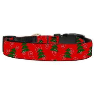  Christmas Trees Nylon & Ribbon Collar   6 Leash Pet 
