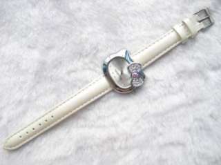 New helloKitty white crystal Quartz wrist watch K4302w  