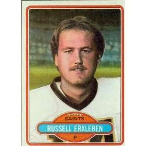  1980 Topps #164 Russell Erxleben   New Orleans Saints 