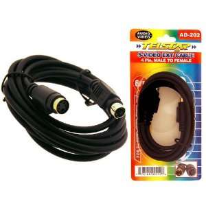  Telstar Ad 202 S video Ext. Cable, 6ft. 4 Pin Male to 