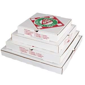  12IN PIZZA BOX B FLUTE WH/KR 50/BDL PIZ 1174 Office 