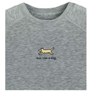  Run Like a Dog Performance Long Sleeve Tee Shirt   Mens 