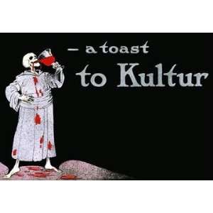  Exclusive By Buyenlarge A Toast to Kulture 12x18 Giclee on 
