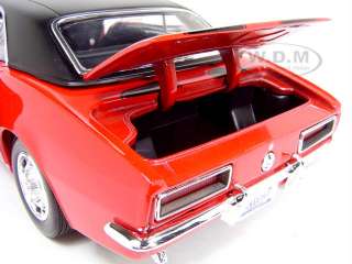 Brand new 118 scale diecast 1967 Chevrolet Camaro Red by Maisto.
