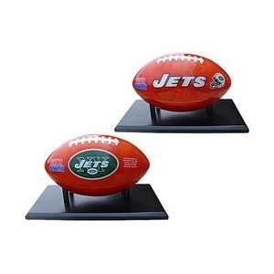  Jets Cut Stone Football   New York Jets One Size