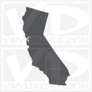 California Style 1 State Vinyl Decal Sticker Cali  