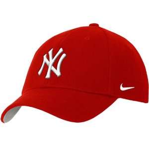  Nike New York Yankees Red Wool Classic III Hat Sports 