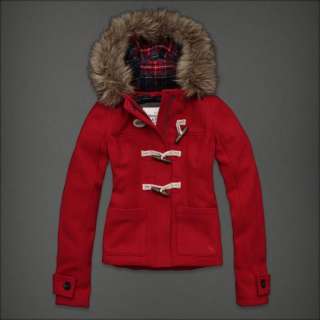   Women JIll Wool Outwear Coat Jacket For Winter Navy/Red $260  
