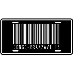  NEW  CONGO BRAZZAVILLE BARCODE  LICENSE PLATE SIGN 