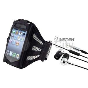 Black Armband+INSTEN Headphone for iPhone 3 GS 4 G 4th  