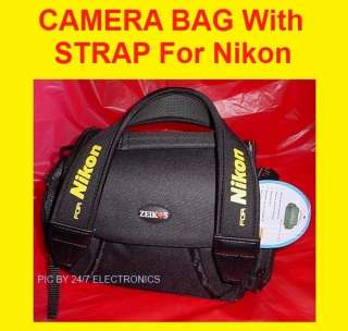 CAMERA BAG With STRAP for NIKON COOLPIX L120 L100 P500  